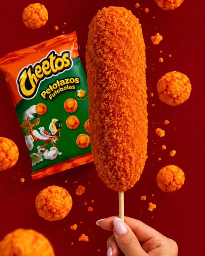 Korndog de Cheetos